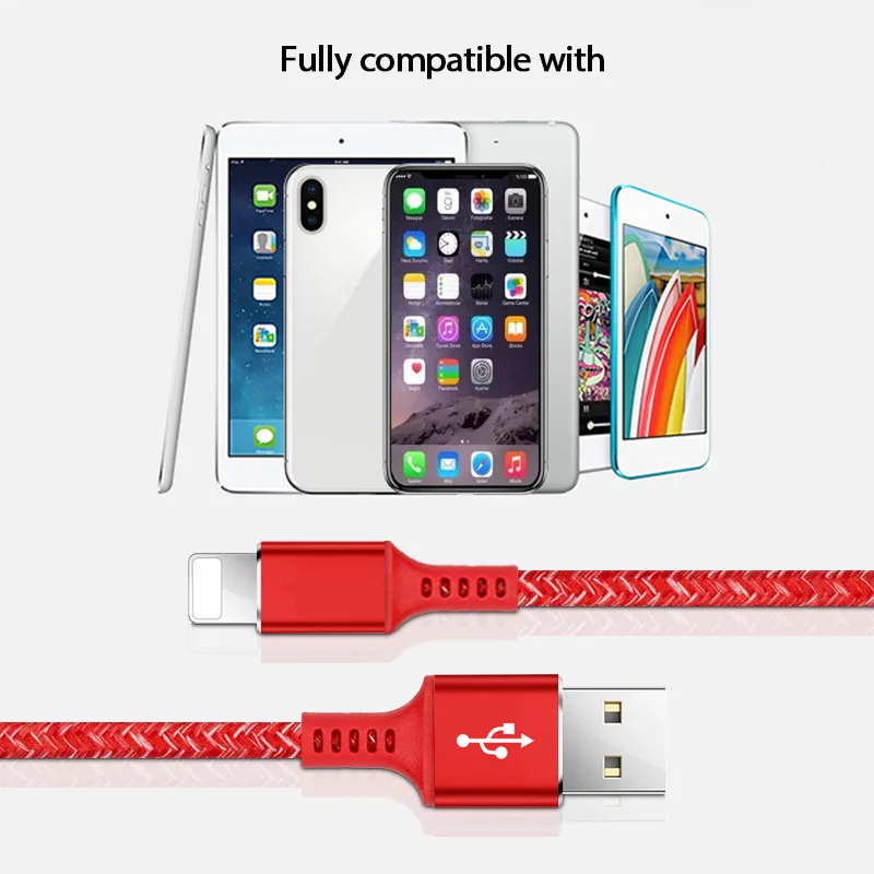 Новая линия быстрой зарядки 2A для Apple Data Line iphone x мобильного телефона USB кабель