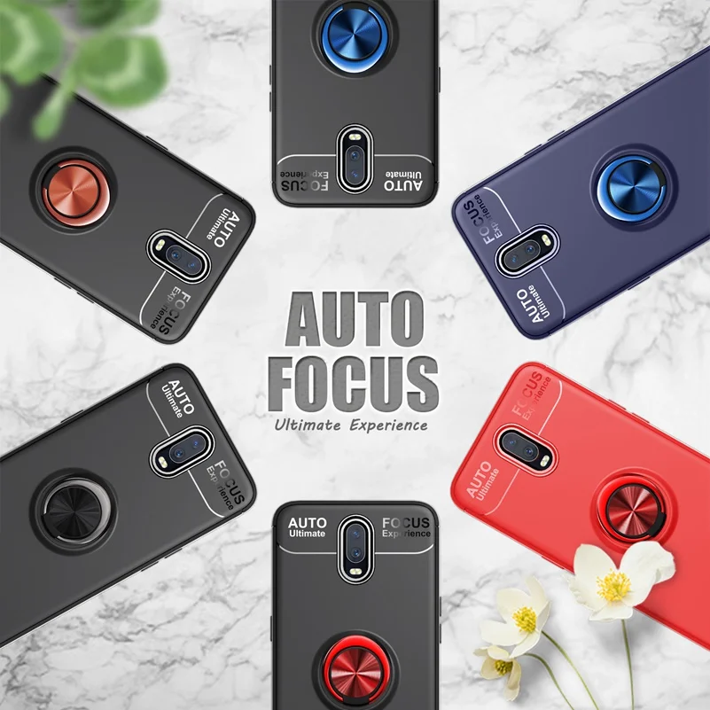 Чехол Oneplus6t с кольцом для Oneplus 6 t Coque мягкий силиконовый чехол роскошный