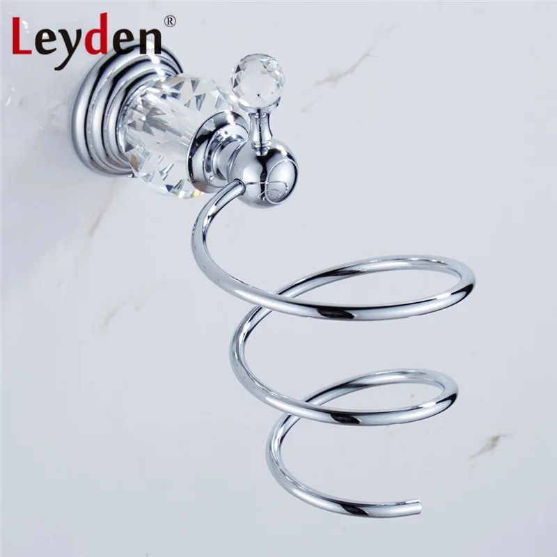 Роскошный держатель для волос Leyden со спиральной подставкой и кристаллами
