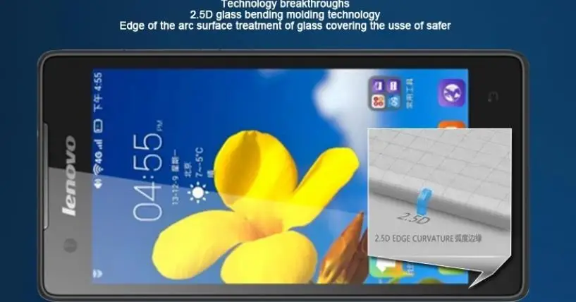 Высококачественное Закаленное стекло для защиты экрана Защитная пленка Lenovo A606