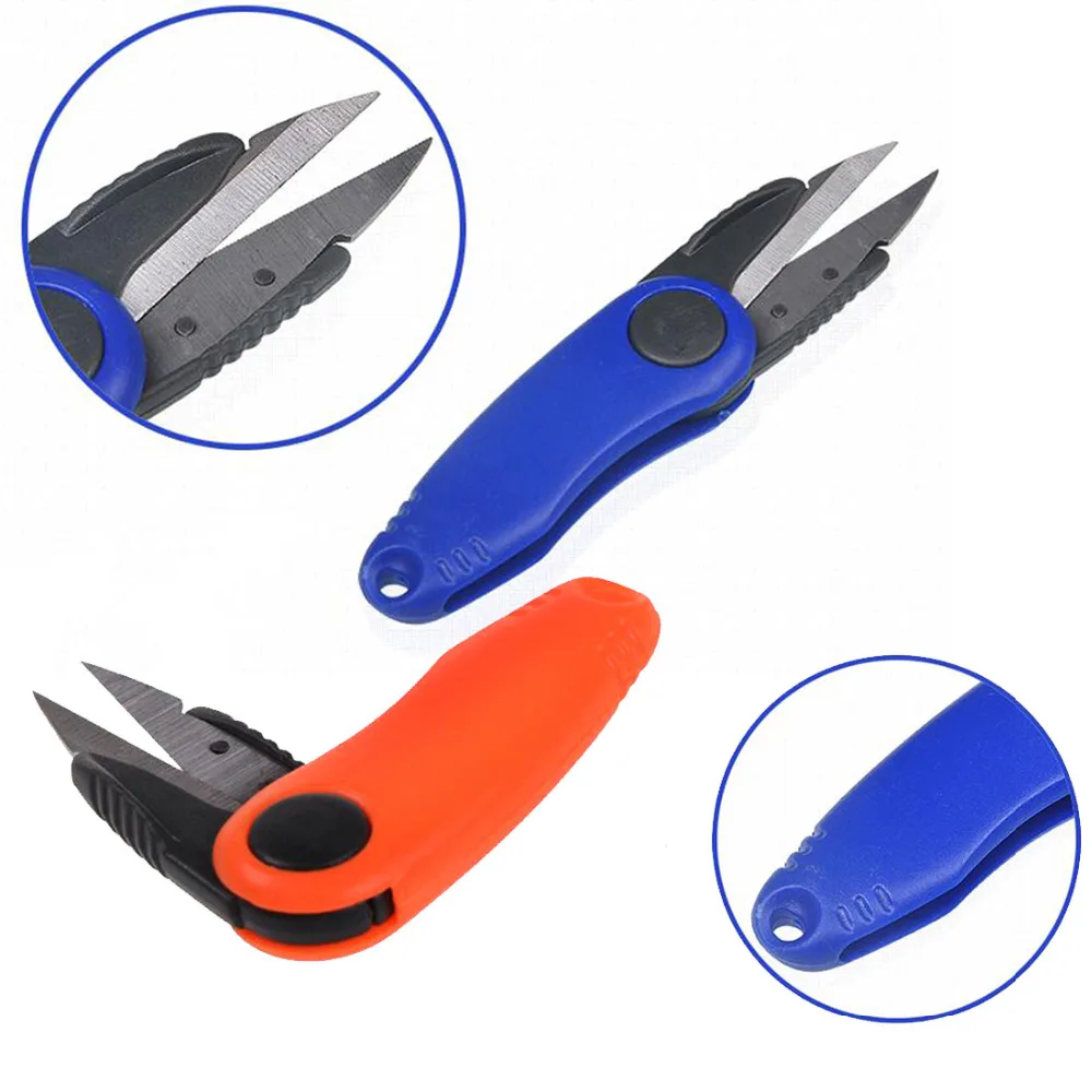 Мини портативные ножницы для рыбалки в форме креветок из нержавеющей стали