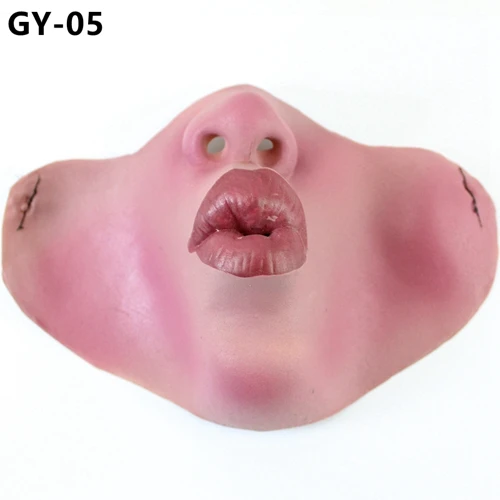 05 GNHYLL Masks 20 стилей смешные страшные маски вечерние на Хэллоуин День Дурака клоуна латексная костюмная Маска Косплей полумаска для лица - Цвет: 05