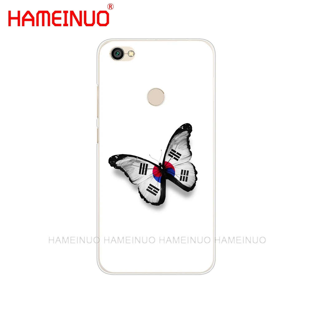 HAMEINUO чехол с корейским флагом для телефона Xiaomi redmi 5 4 1 1s 2 3 3s pro PLUS note 4X 4A 5A|Бамперы| |