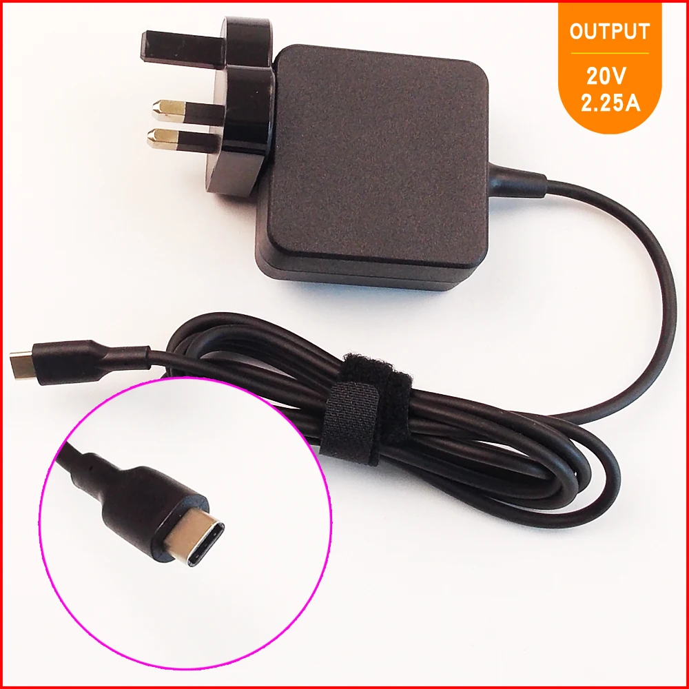 Зарядное устройство для ноутбука 20 в 2 25 А адаптер переменного тока Lenovo 00HM666 SA10E75844