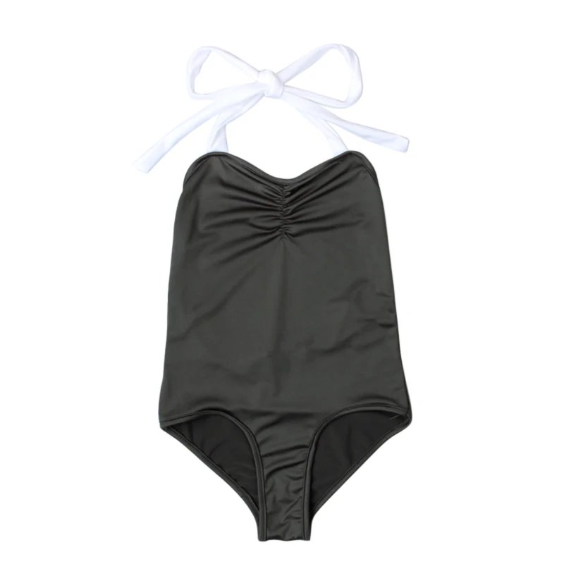 Лидер продаж 2017 пикантное классическое бикини для мамы и дочери Цельный