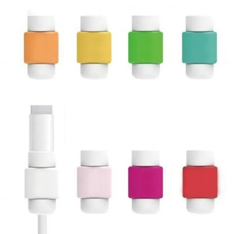 ABAY Cute USB Cable Protective Sleeve Saver Earphone Protection Wire Cover 8 Pin Data Charger Line Protector for Iphone XR XS X |