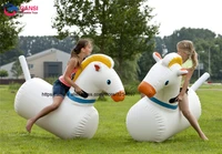 inflatable pony hops bounce derby horse for adult and kid riding sports game for sale