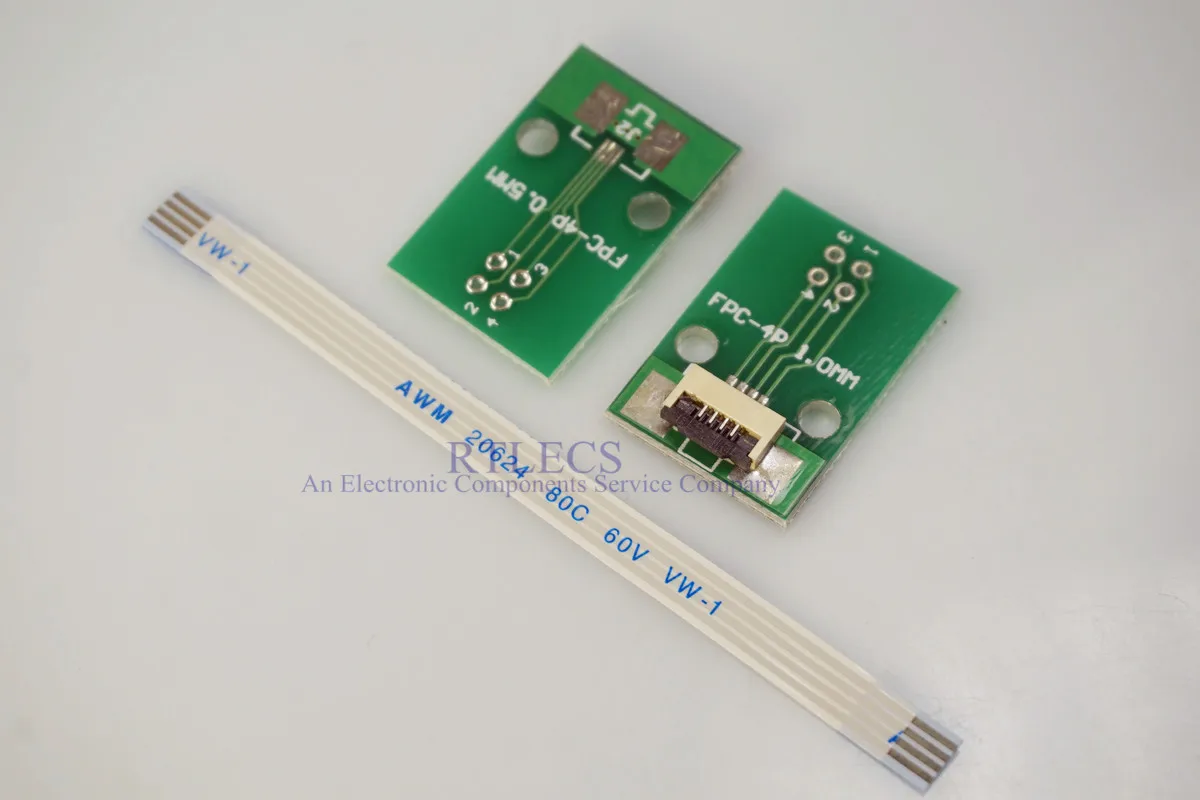 Кабель FFC FPC 4 Pin 1 0 мм шаг до 2 54 фотоадаптер PCB 50 70 80 100 120 200 одинаковые контактные