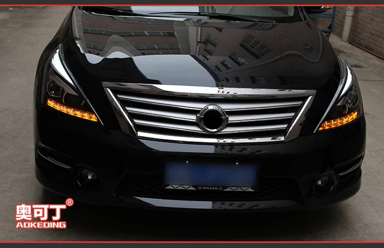 AKD автомобильный Стайлинг для Nissan Teana фары 2008-2012 Altima светодиодный фары DRL Hid вариант головной лампы Ангел глаз луч аксессуары