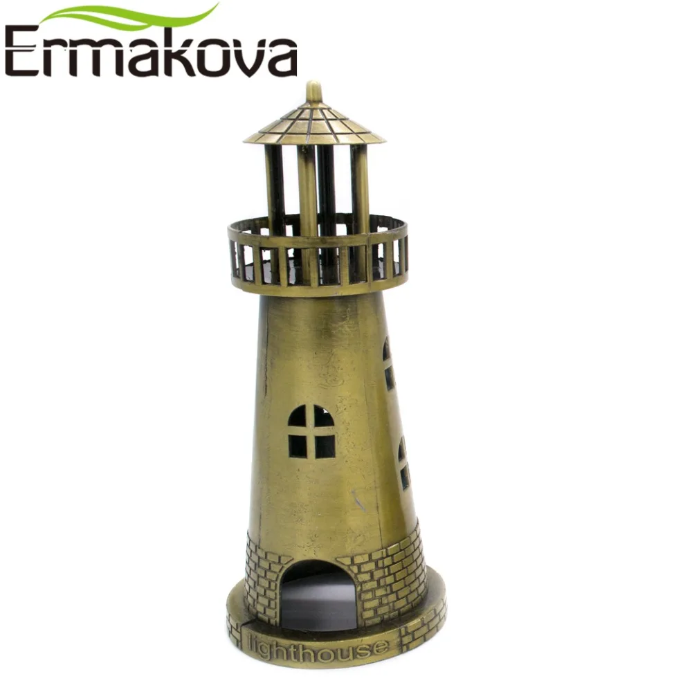 ERMAKOVA металлическая фигурка маяков маяк статуя модель Фаро башня известная
