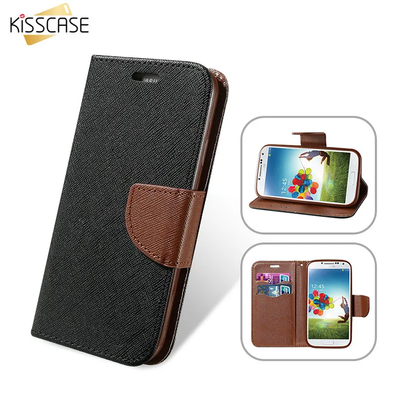 Kisscase для Samsung Galaxy Note 4 чехол Роскошный кожаный S6 S7 край S8 плюс Чехол кошелек карт из