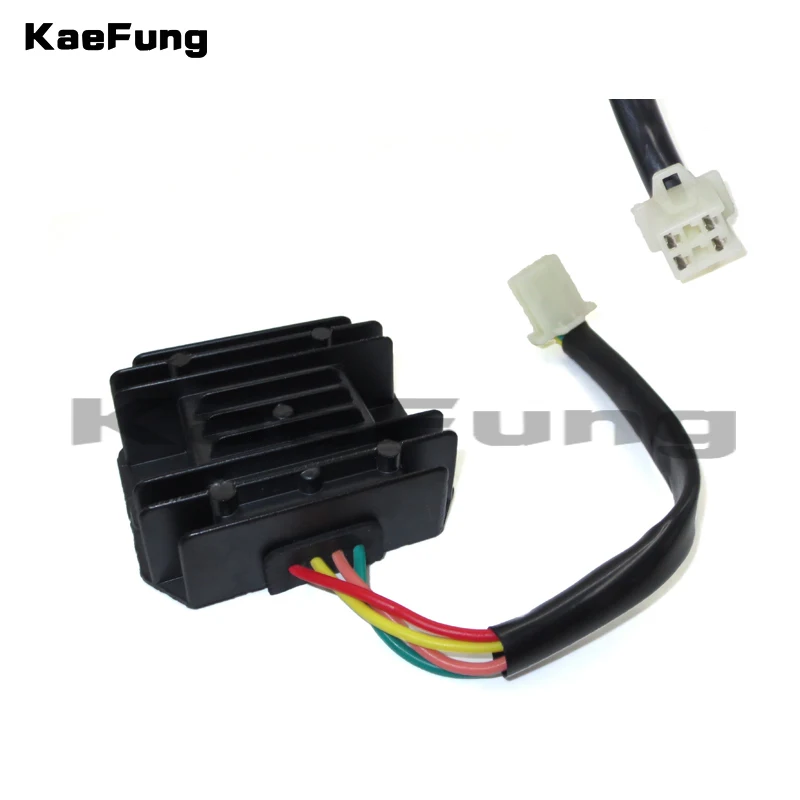 

Motorcycle dirt pit bik parts male plug 4 Wires 12V Voltage Regulator Rectifier ATV GY6 50 150cc Scooter Moped JCL NST TAOTAO
