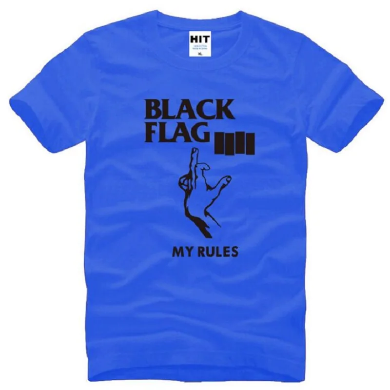 Черный панк-рок-группа флаг Генри Роллинс большие бары Для мужчин футболка для