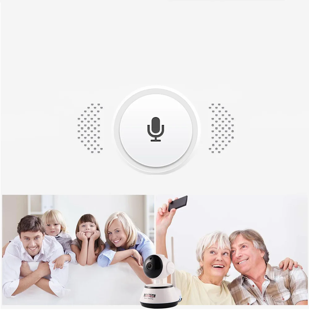 Daytech дома безопасности IP Камера Беспроводной Wi-Fi Камера наблюдения 720 P Ночное видение CCTV Видеоняни и радионяни DT-C8815