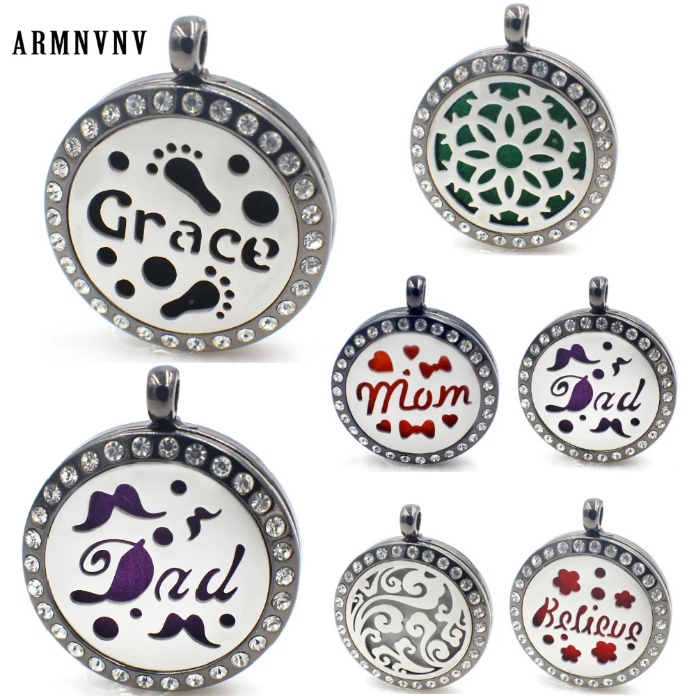 ARMNVNV смешанные 30mm пистолет Черный Rhinestone ароматерапия Распылитель эфирных масел