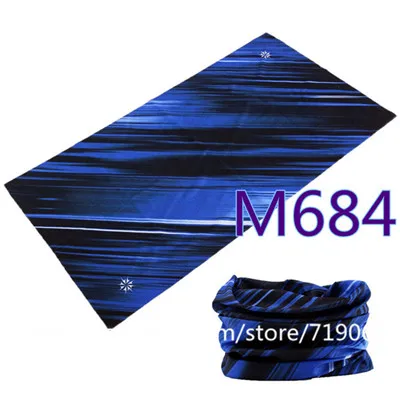 M684 M671-730 Спорт Бандана для мотоцикла, велосипеда шарф повязка на голову различные тюрбан капюшон Волшебная Вуаль головной платок многофункциональный Спорт - Цвет: M684