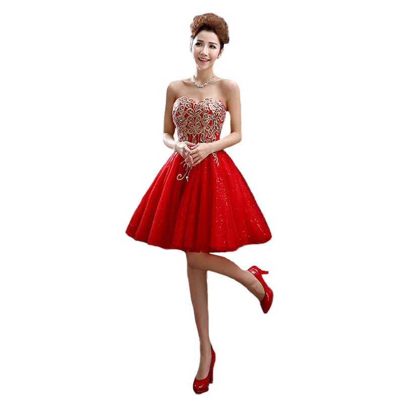 Розовое Золотое платье с блестками для подружек невесты 2016 модное облегающее