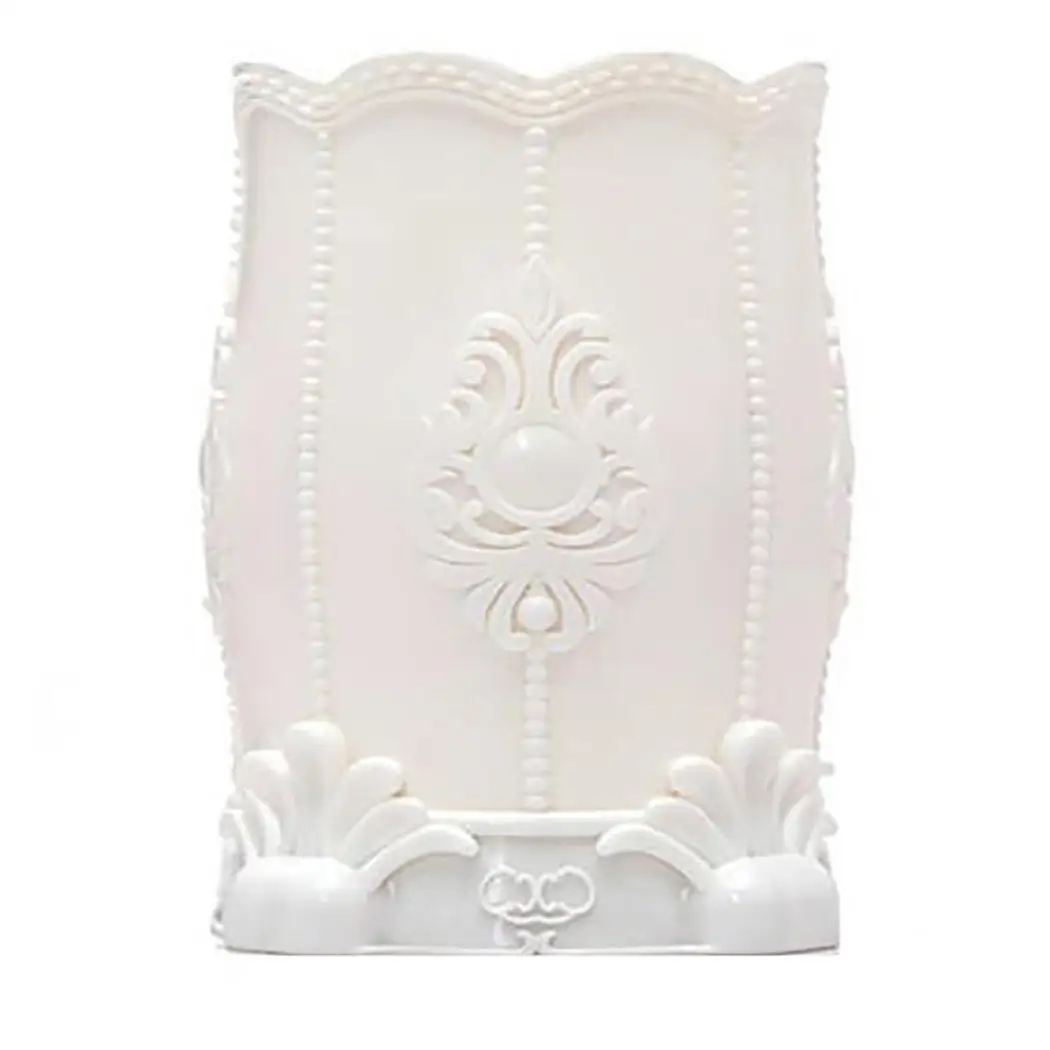 white Multi-purpose Pen Holder Storage Box Office Home Pen, Cosmetic, etc Solid Home, Office, etc Desk Organizer - Цвет: white