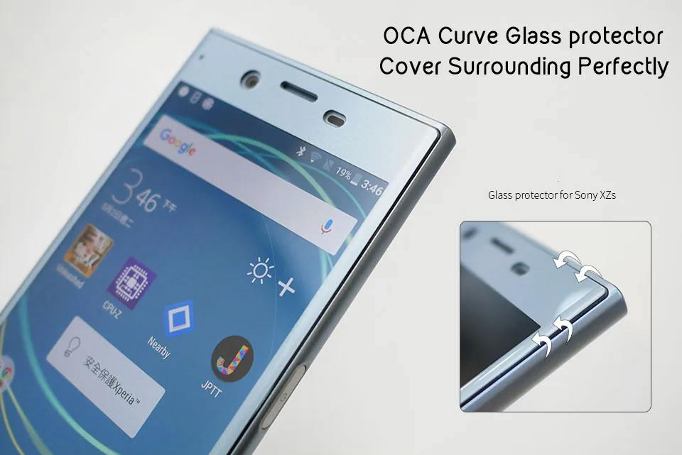 DEVILCASE OCA ремесло Изогнутое Стекло протектор для SONY XPERIA 1 XZ2 Премиум экран протектор HD Закаленное стекло пленка