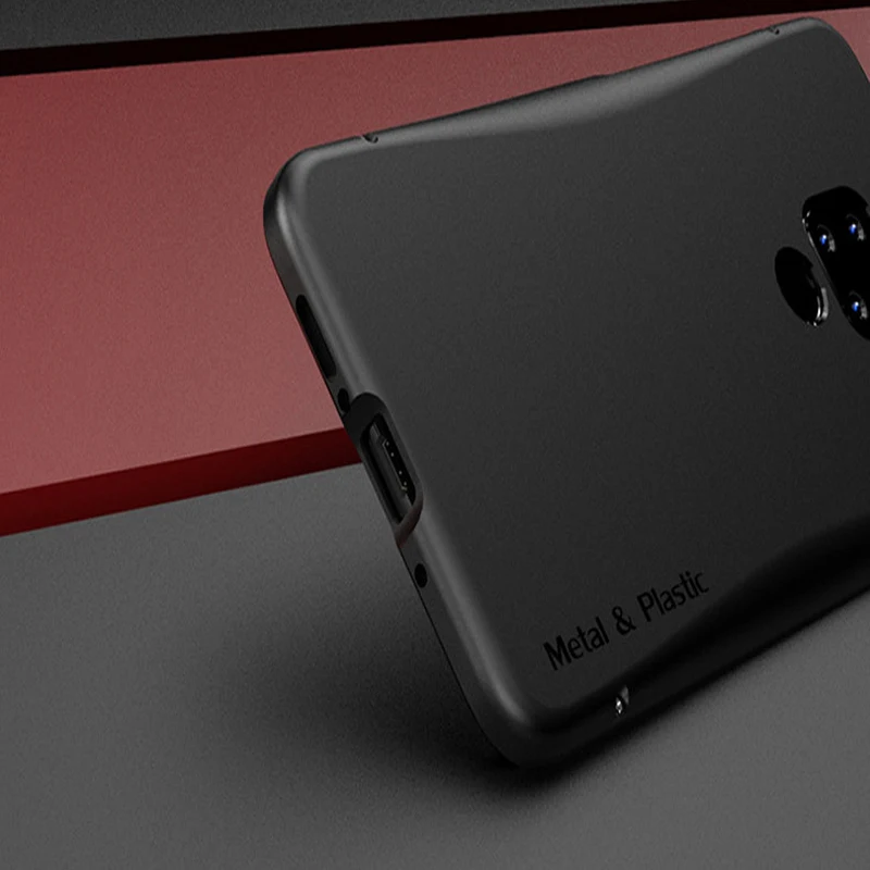 Чехлы для Huawei Mate 20 чехол Capa жесткая задняя часть PC металлический бампер деловой