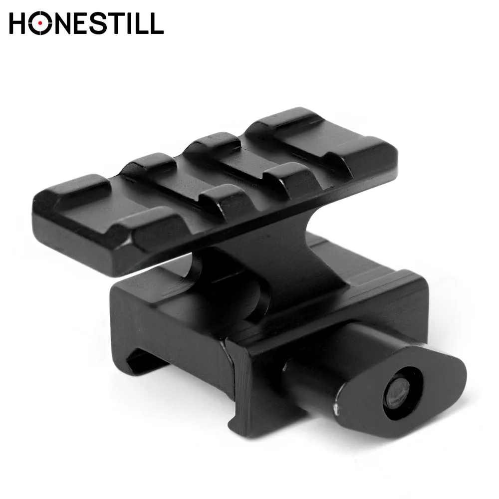 HONESTILL Тактический рейку База QD Lockdown серии Lightweight 3 слота 20 мм Пикатинни Вивер адаптер