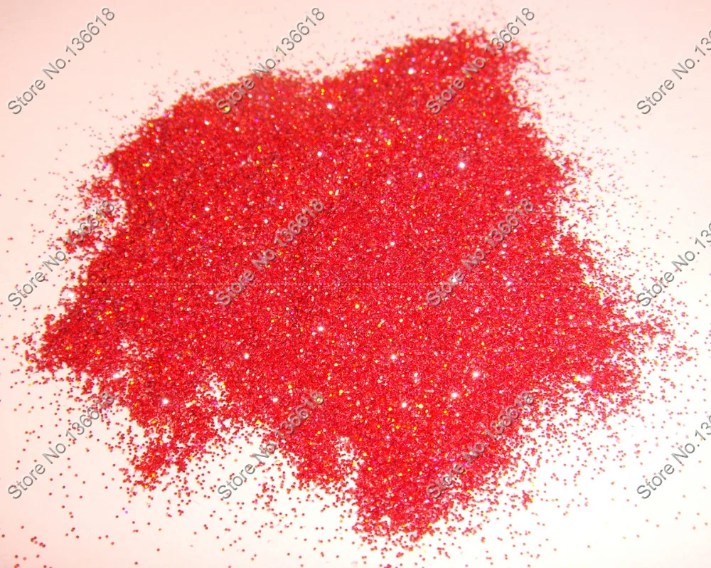 

50g/bag x 1/128"(0.2mm) Holographic Laser Red Color Shining Fine Nail Glitter Dust Powder for DIY Nail Art&Glitter Craft