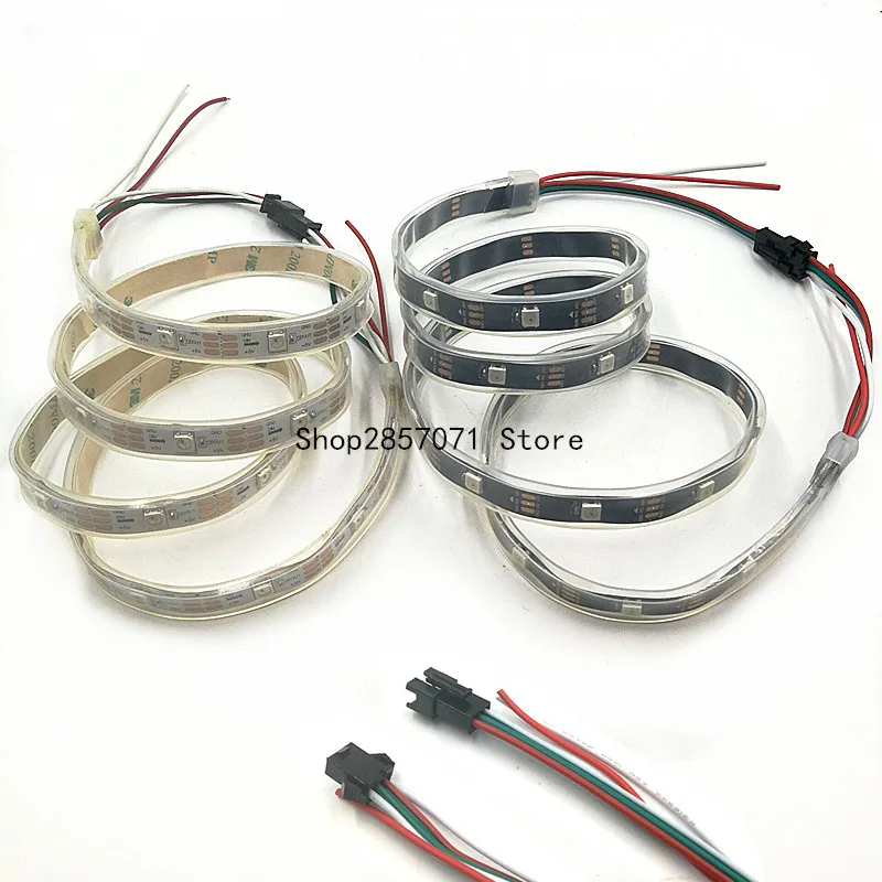 WS2812B 5050 RGB Светодиодная лента 5 м 150 300 светодиодов 144 30 светодиодов/м