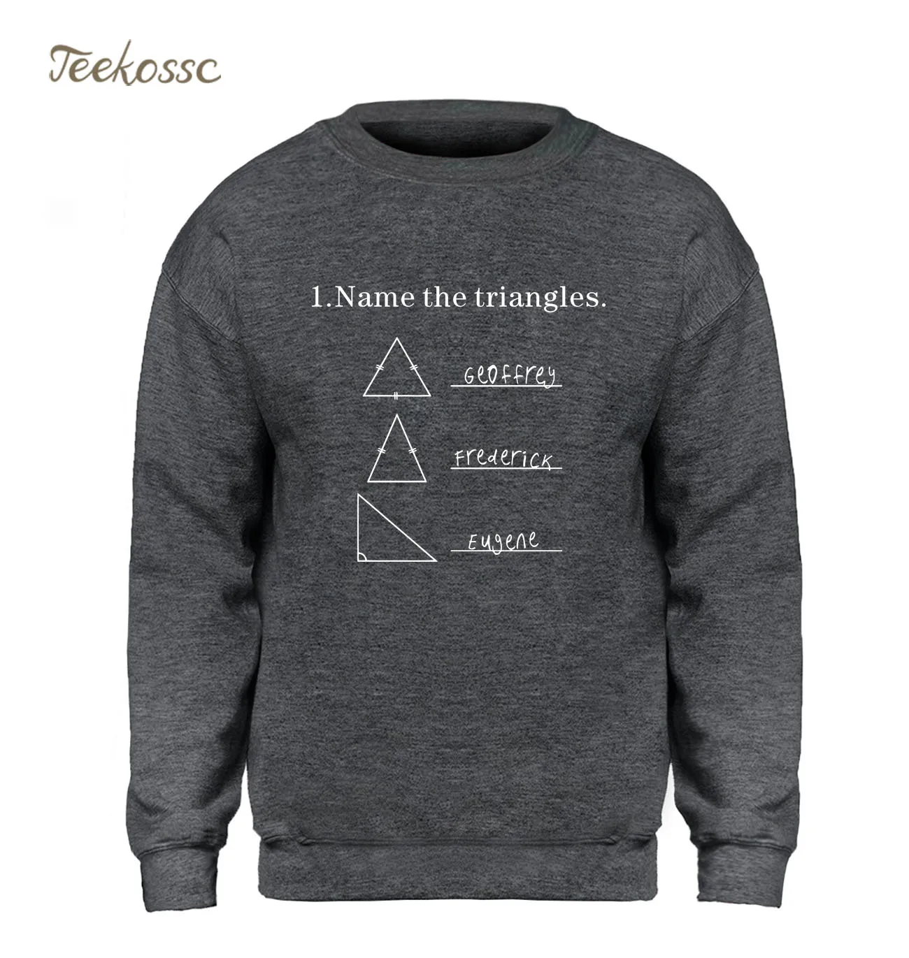 Name The Triangles забавная Математика Толстовка сарказм Новинка I Love Мужская толстовка