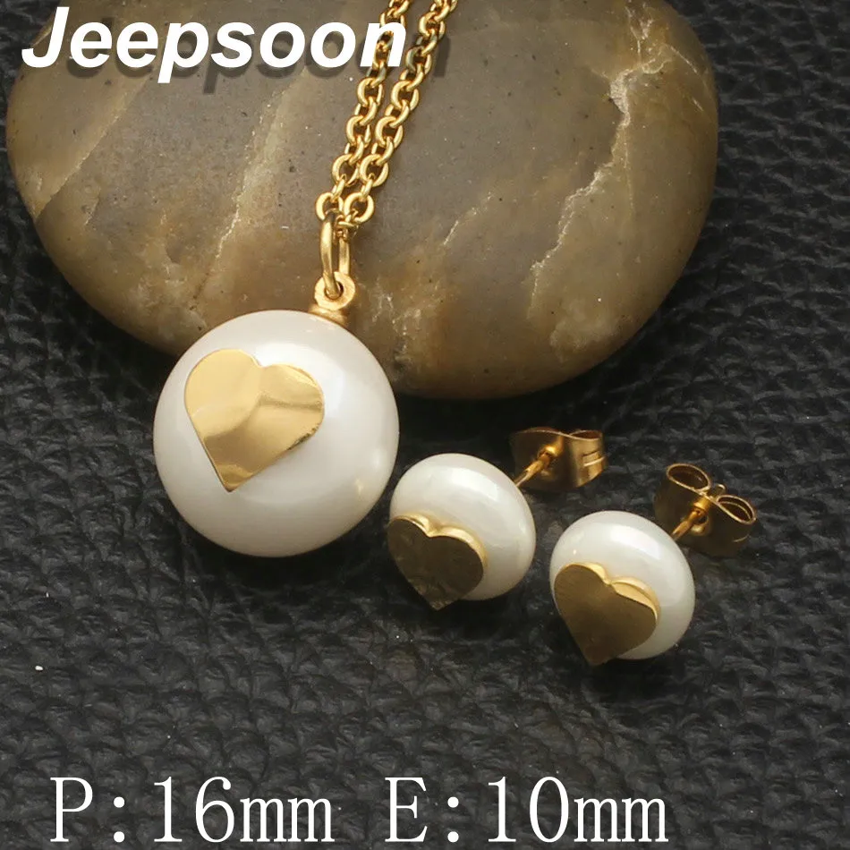 День матери нержавеющая сталь Jewelry золото цвет рисунок кулон + серьги наборы для