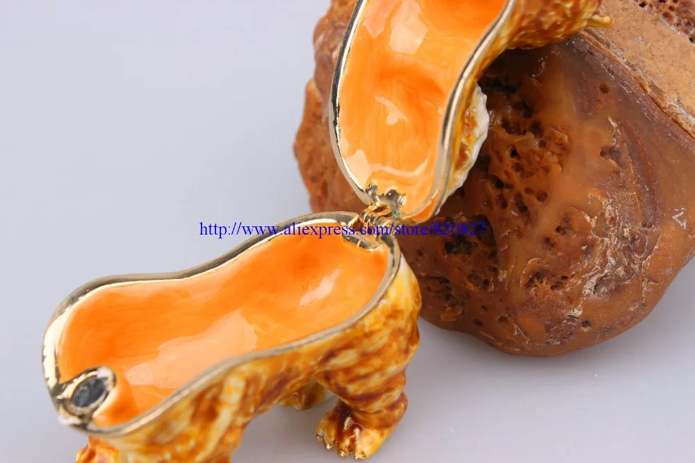 Dog Jewelry Trinket Box Antique  Dog Miniature Dog Boxer Fingurine