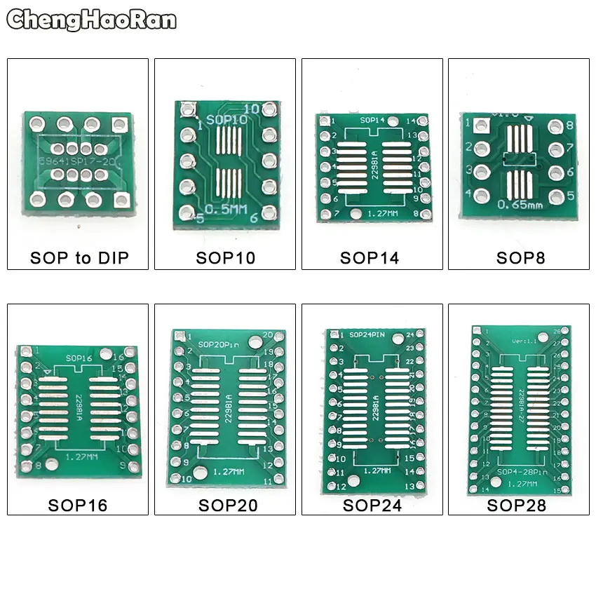 ChengHaoRan 5 шт. набор печатных плат SMD поворот DIP SSOP TSSOP SOT23 SOP 8 10 14 16 20 24 28 SMT To | Мобильные