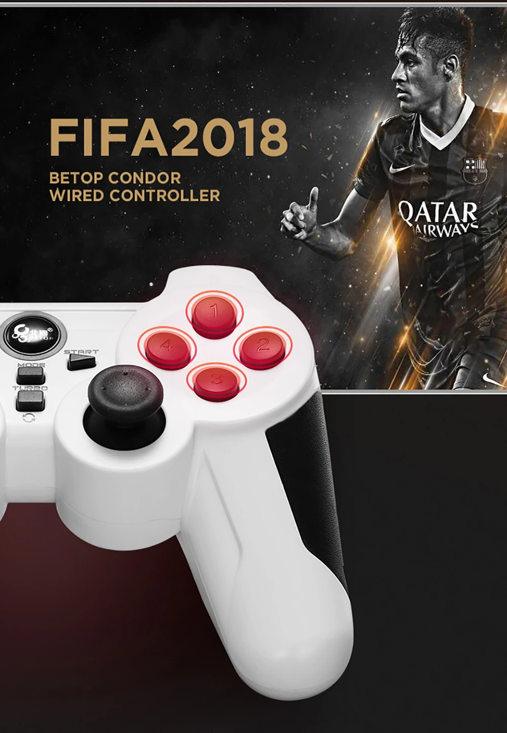 BETOP Кондор электронных сигарет, Современная замена, Xpro проводной геймпад USB разъем для XBOX360 Поддержка компьютер/Android смарт-ТВ/сетевой Декодер каналов кабельного телевидения/Ps3
