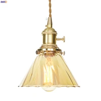iwhd nordic glass copper pendant light fixtures dinning living room edison vintage hanging lamp hanglamp suspension luminaire