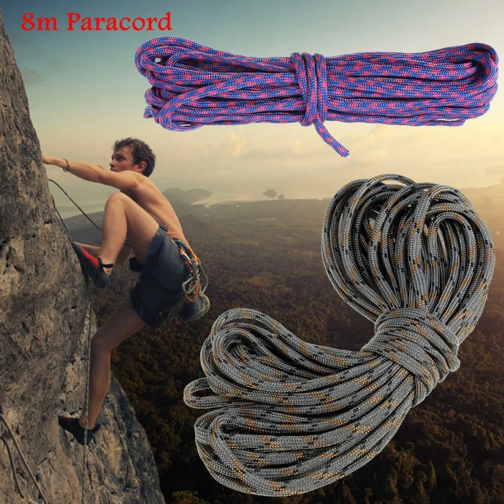 1 шт. нейлоновый Паракорд диаметр 4 мм 26 дюймов 8 м 7 нитей|paracorde 7|paracord 4mmparacord survival |