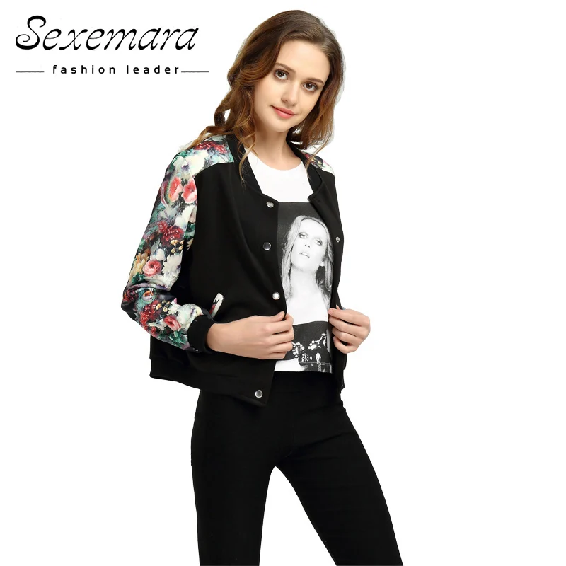 Размера плюс бомбер бейсбольная куртка на пуговицах костюм 2019 для женщин Сезон