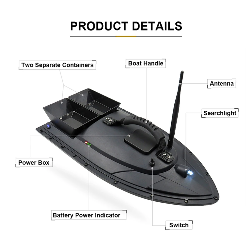 Flytec 2011-5 рыболовный инструмент Smart RC лодка для приманки игрушки рыболокатор с