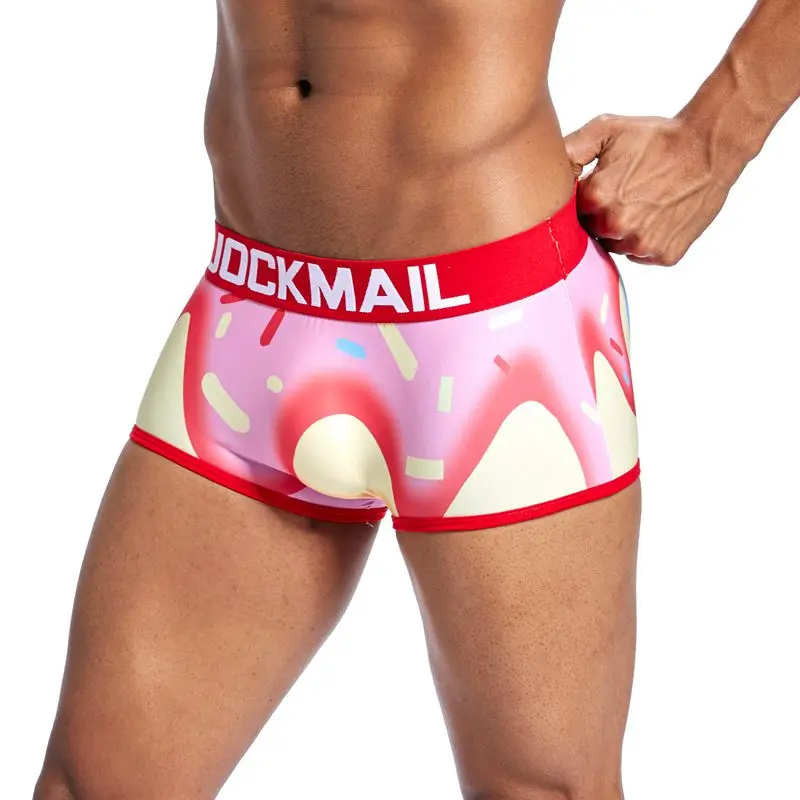 Трусы-боксеры JOCKMAIL мужские Брендовое нижнее белье пикантные Трусы-шорты трусы