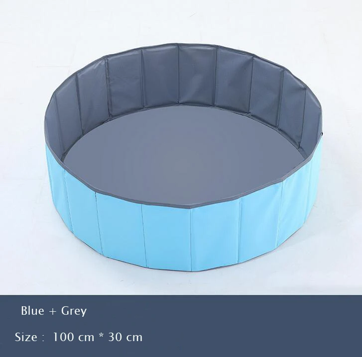 blue-M Детский бассейн с шариками, для помещений, складной сухой бассейн для детей, ямы, мяч, серый, розовый, зеленый, манежи, круглая игровая площадка, игрушки, подарок, игровой забор - Цвет: blue-M