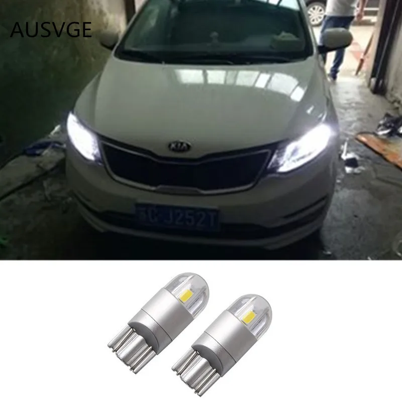 2 шт. автомобильный T10 W5W 168 194 светодиодный габаритный фонарь для Kia Rio K2 K3 K5 K4 KX5 Cerato