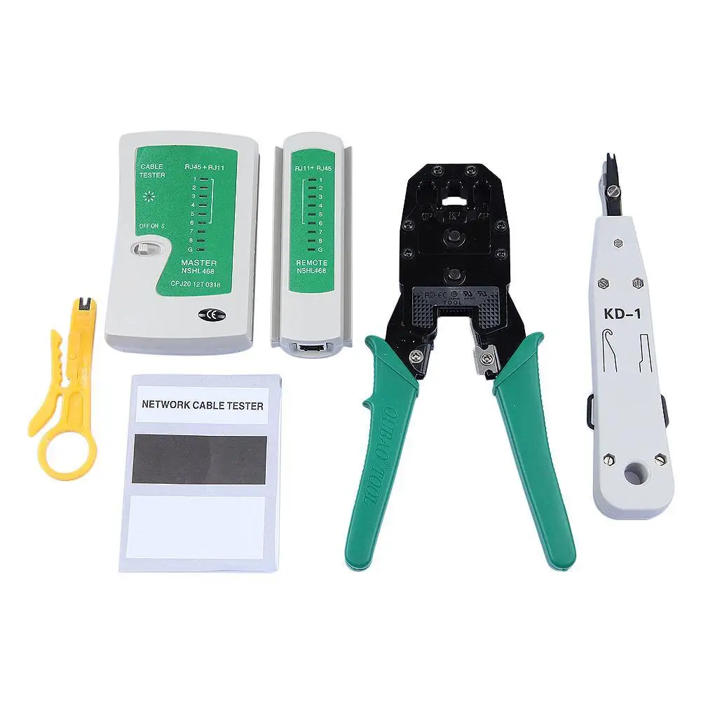 Кабель детектор RJ45 RJ11 RJ12 CAT5 CAT5e Портативный локальной сети Tool Kit кабель Utp тестер и