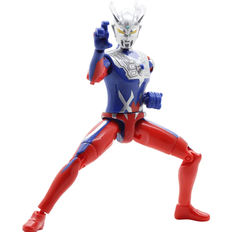 Экшн фигурки из ПВХ Ultraman Zero Ginga Tiga Dyna Cosmos 17 5 см звуковые игрушки детские