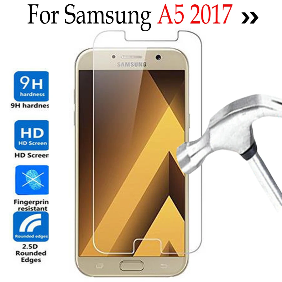 A5 2017 Защитная пленка для экрана из закаленного стекла Samsung Galaxy (2017) A520F A520 A5200 A 5
