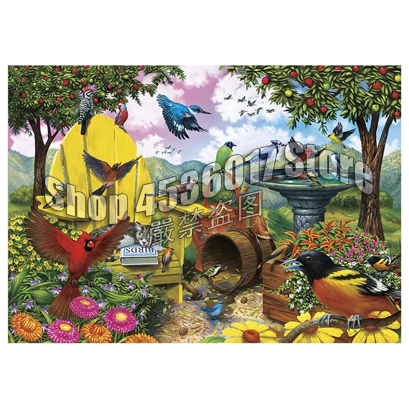 

Diamond Mosaic Diy diamond painting Birds Gardening & Flowers Animals cross stitch full 5D diamond embroidery rhinestone gifts