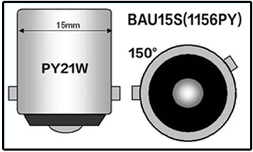 Amber Canbus BAU15S BA15S PY21W светодиодный лампы для Skoda Octavia 2010 2011 2012 передние или задние поворотные сигнальные лампы без гипервспышки
