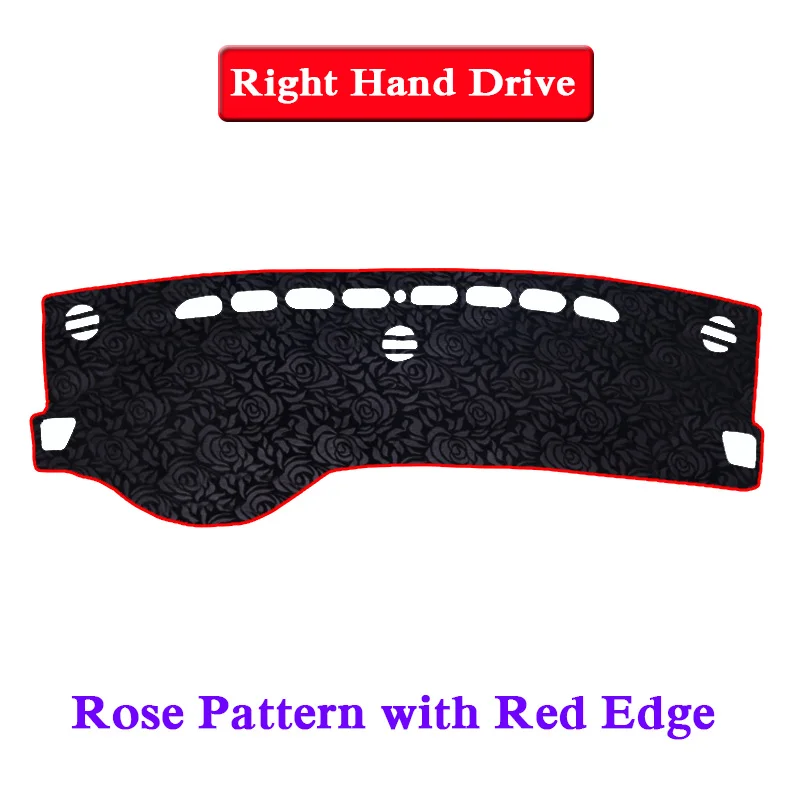 

Car Styling For Suzuki S-Cross 2014-2018RHD&LHD Rose Pattern Dashboard Mat Protective Interior Photophobism Anti-Slip Pad Shade