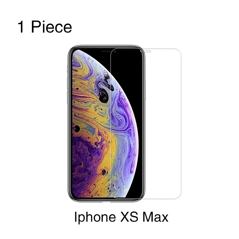 5 шт. 0,15 мм ультратонкое закаленное стекло для iPhone XS XR XS MAX защита экрана чехол для iPhone 8X7 6 6S Plus 5 5S SE XS - Цвет: Iphone  XS MAX