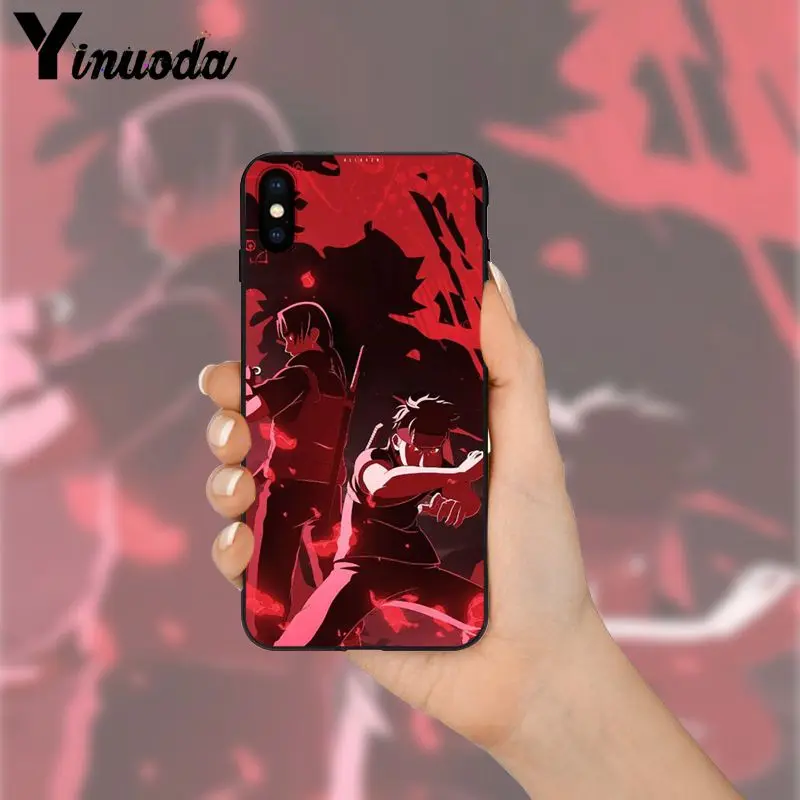 Yinuoda Naruto Akatsuki Custom Photo Soft Phone Case for Apple iPhone 8 7 6 6S Plus X XS MAX 5 5S SE XR Mobile Cases | Мобильные