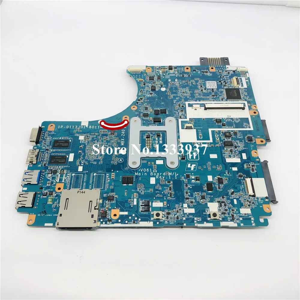 Материнская плата A1848536A подходит для Sony Vaio VPCCB3P1E rPGA 988B MBX 240 ноутбука v061 rev 1