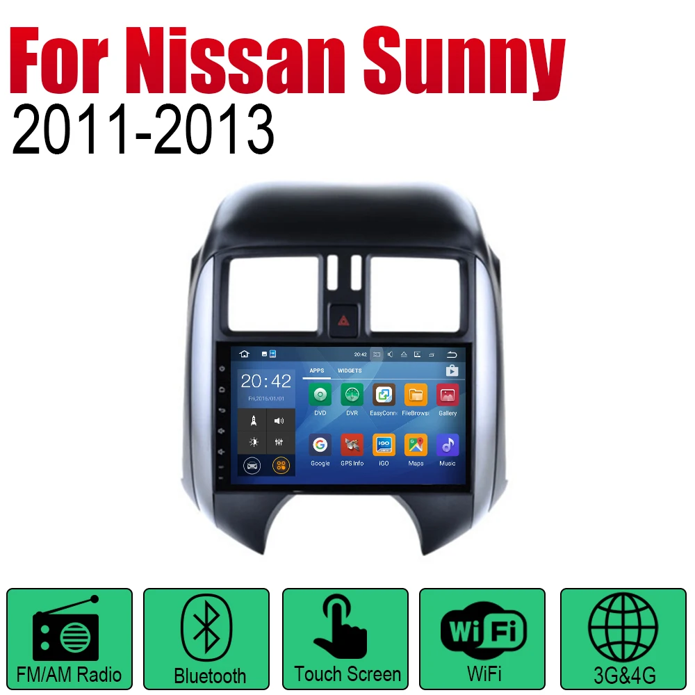 Автомобильный мультимедийный плеер для Nissan Sunny 2011-2013 аксессуары Android