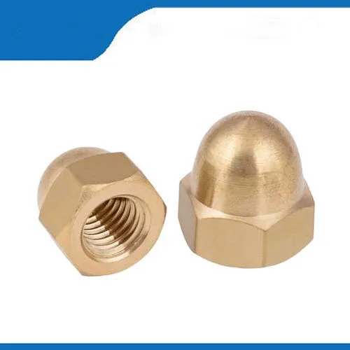 20 шт. шестигранные гайки DIN1587|hex nut m8|brass cap nutacorn |
